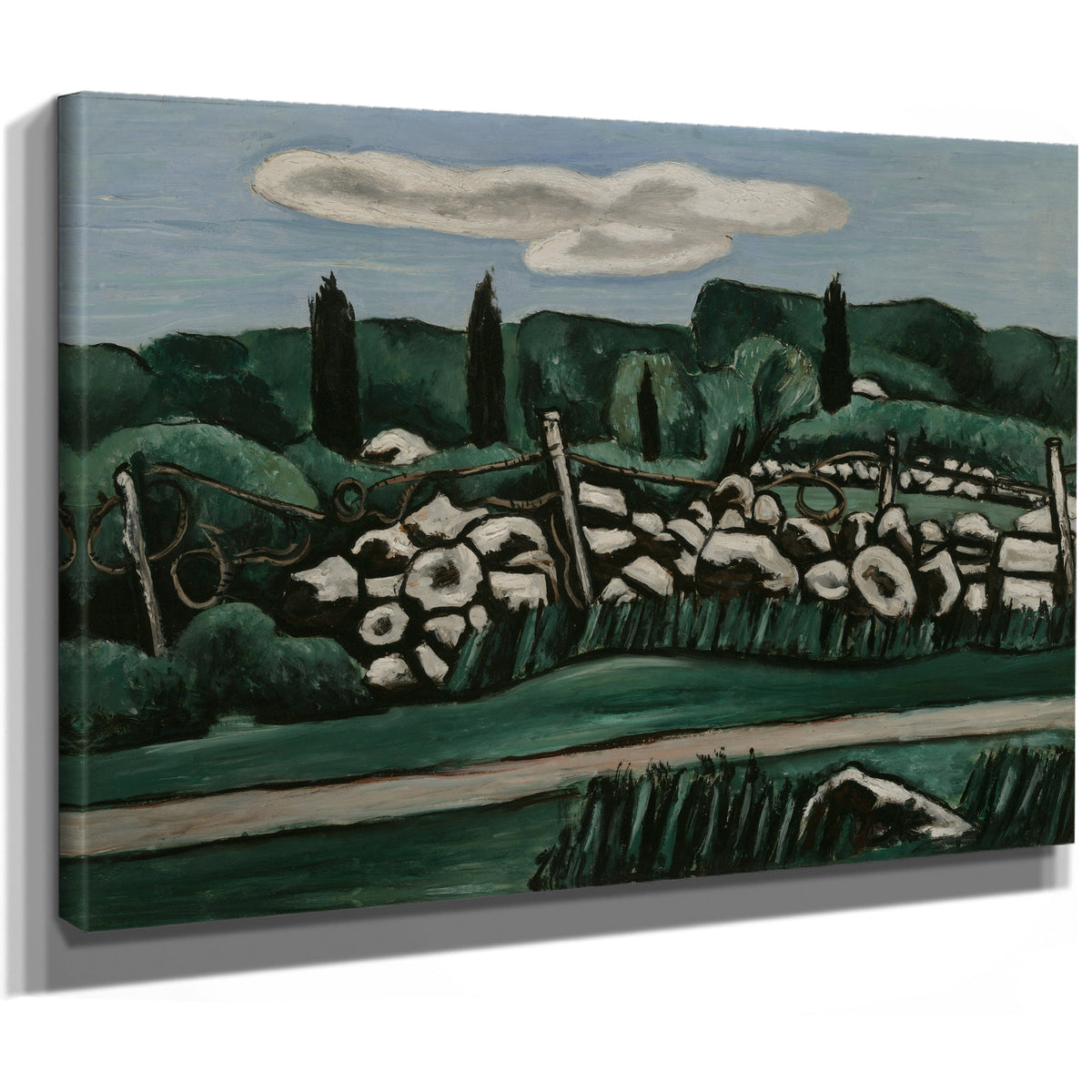 The Last Stone Walls Dogtown Ca 193637 By Marsden Hartley