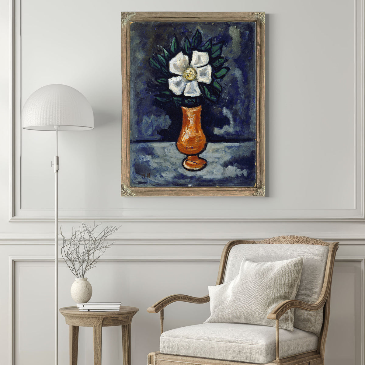White Flower Circa 1917 By Marsden Hartley