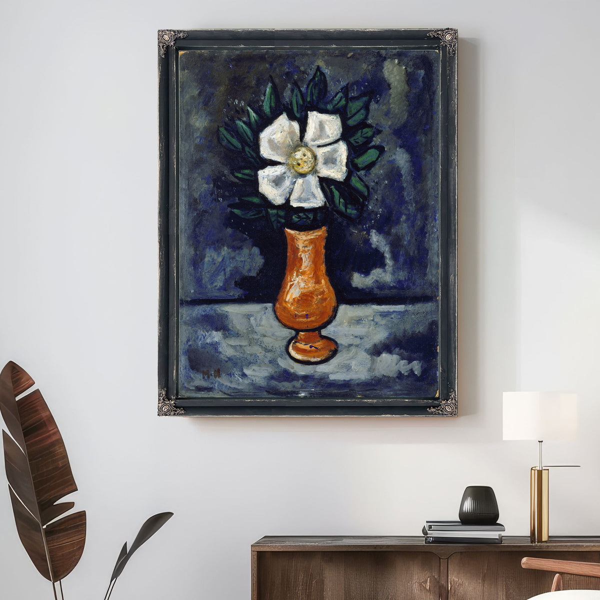 White Flower Circa 1917 By Marsden Hartley