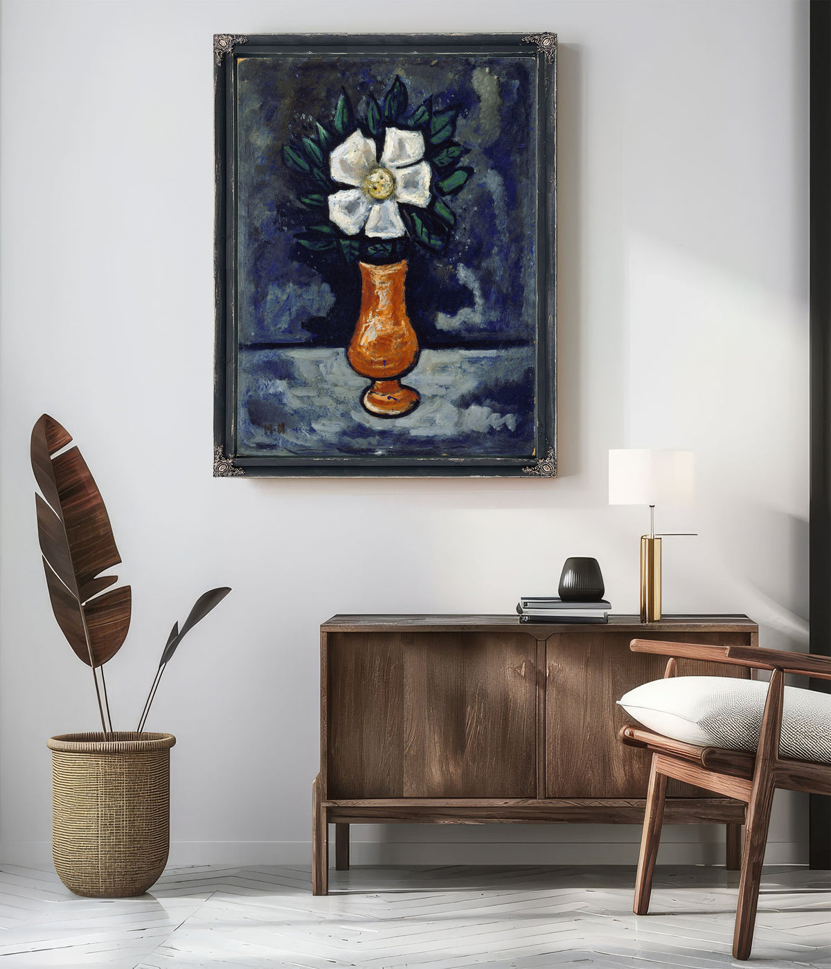 White Flower Circa 1917 By Marsden Hartley