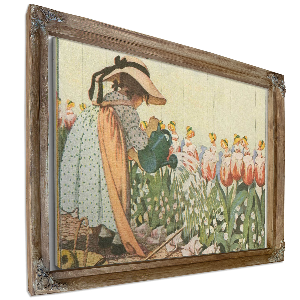 Mary Mary Quite Contrary How Does Your Garden Grow by Jessie Willcox Smith