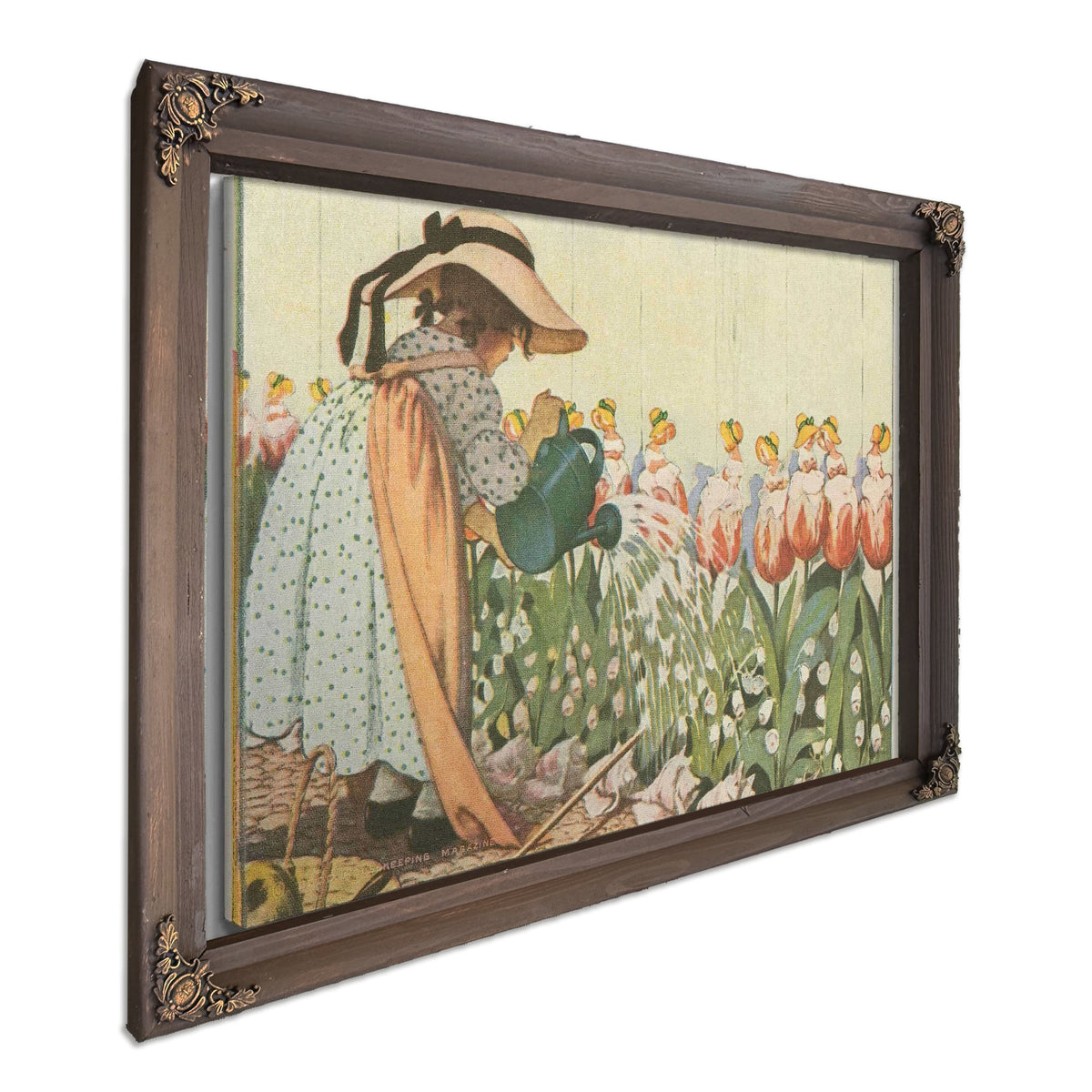 Mary Mary Quite Contrary How Does Your Garden Grow by Jessie Willcox Smith