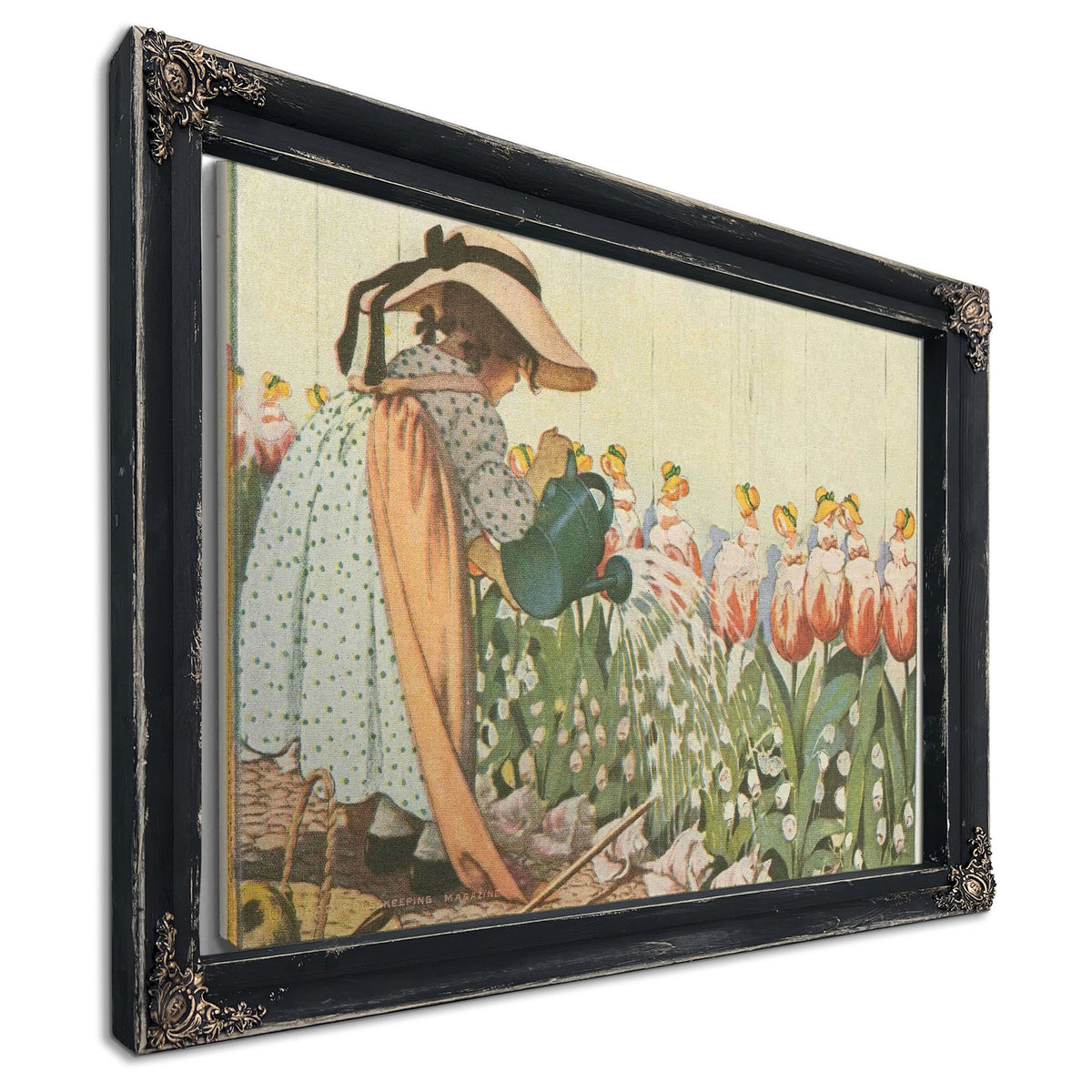 Mary Mary Quite Contrary How Does Your Garden Grow by Jessie Willcox Smith