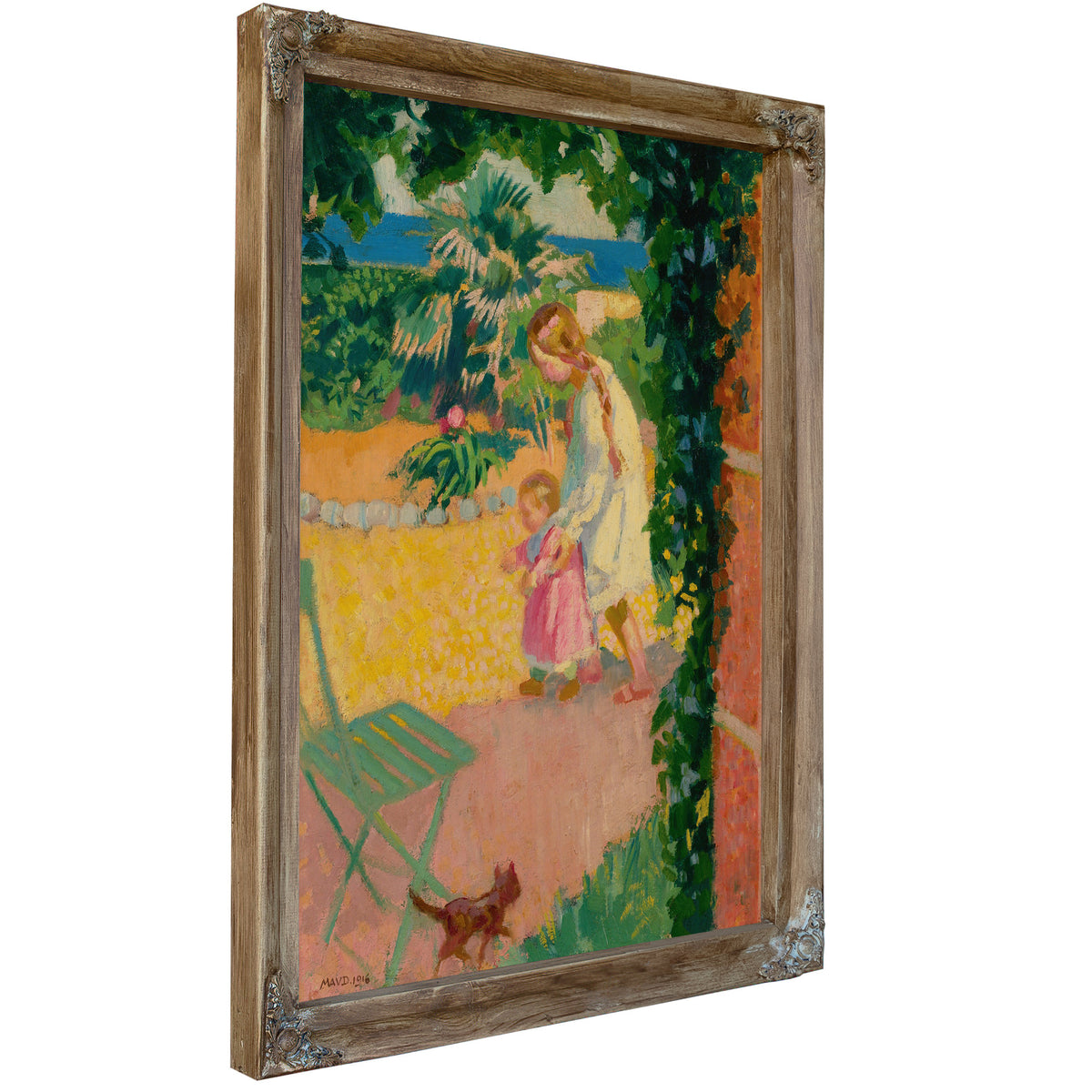 Alo Devant la Maison de Garde 1916 By Maurice Denis