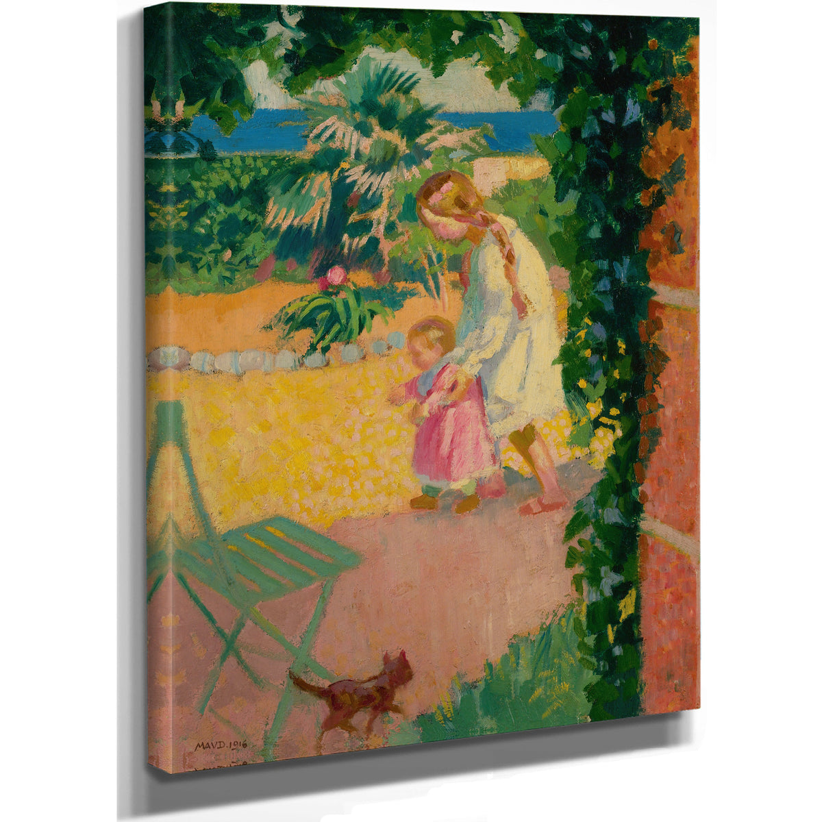 Alo Devant la Maison de Garde 1916 By Maurice Denis