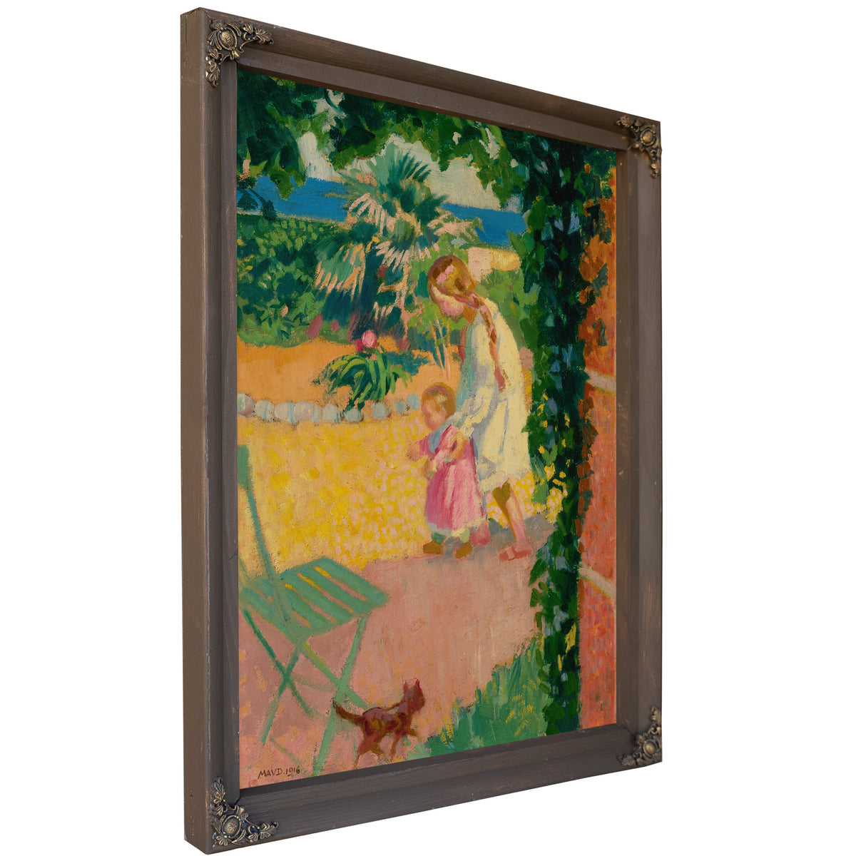 Alo Devant la Maison de Garde 1916 By Maurice Denis