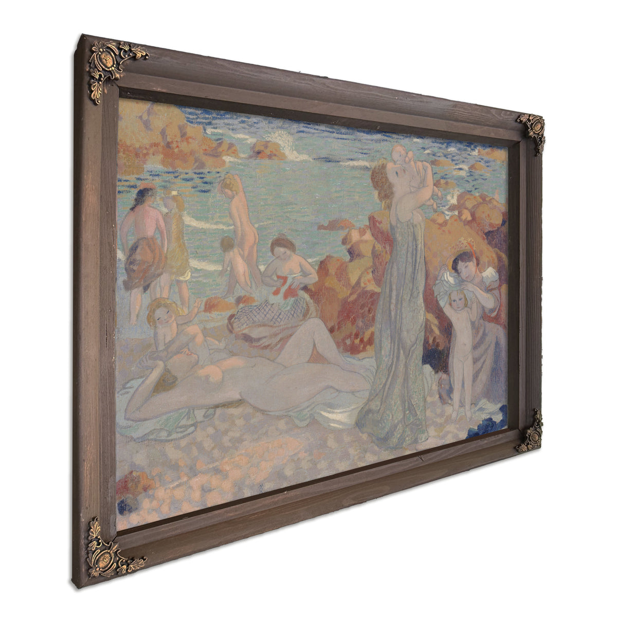 Baigneuses Plage du Pouldu 1899 By Maurice Denis
