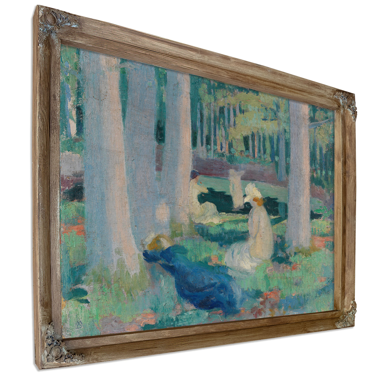 Dans la Foret Baignade la Mare Aux By Maurice Denis