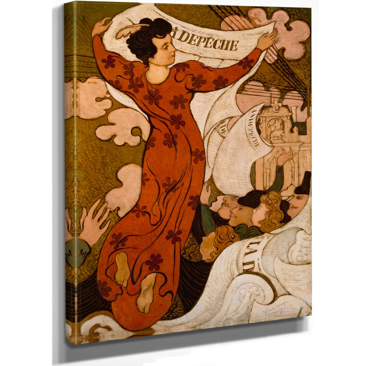 La Depeche de Toulouse 1892 By Maurice Denis