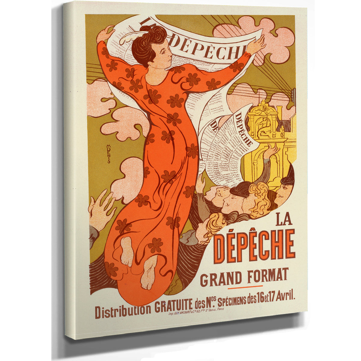 La Depeche de Toulouse 1898 By Maurice Denis