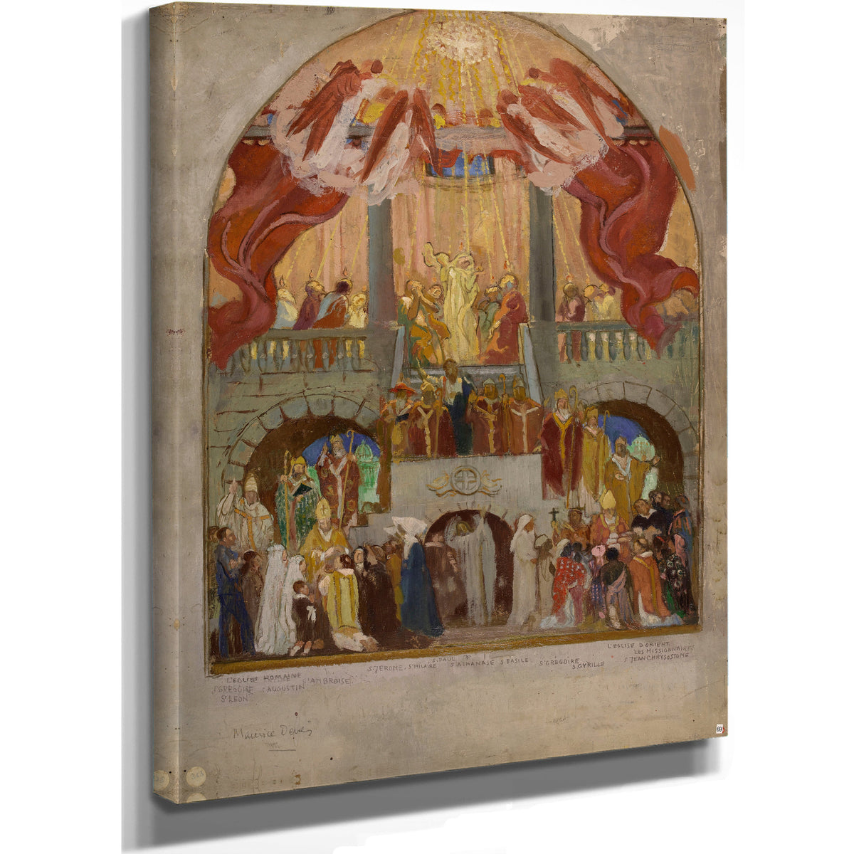 La Pentecote Leglise Romaine Leglise By Maurice Denis