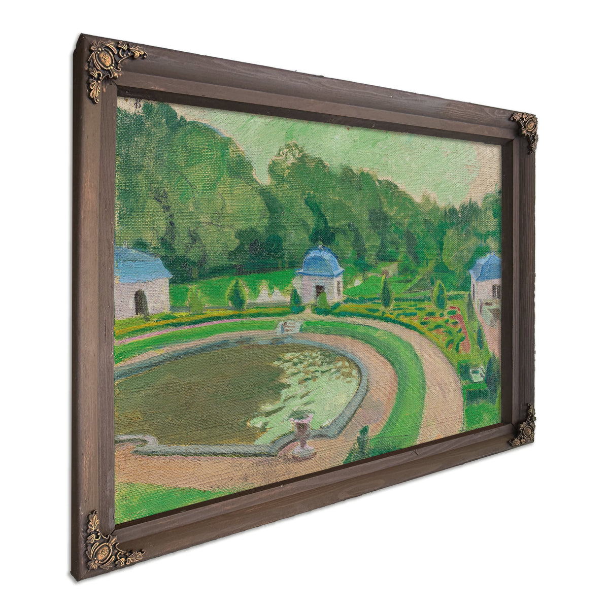 Le Chateau de Rosanbo le Bassin et Les By Maurice Denis
