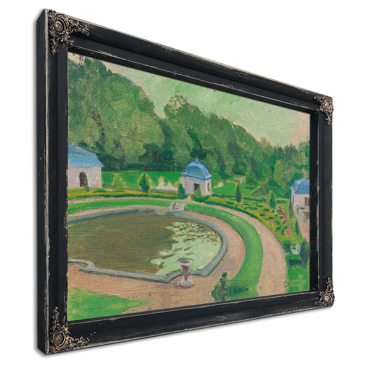Le Chateau de Rosanbo le Bassin et Les By Maurice Denis