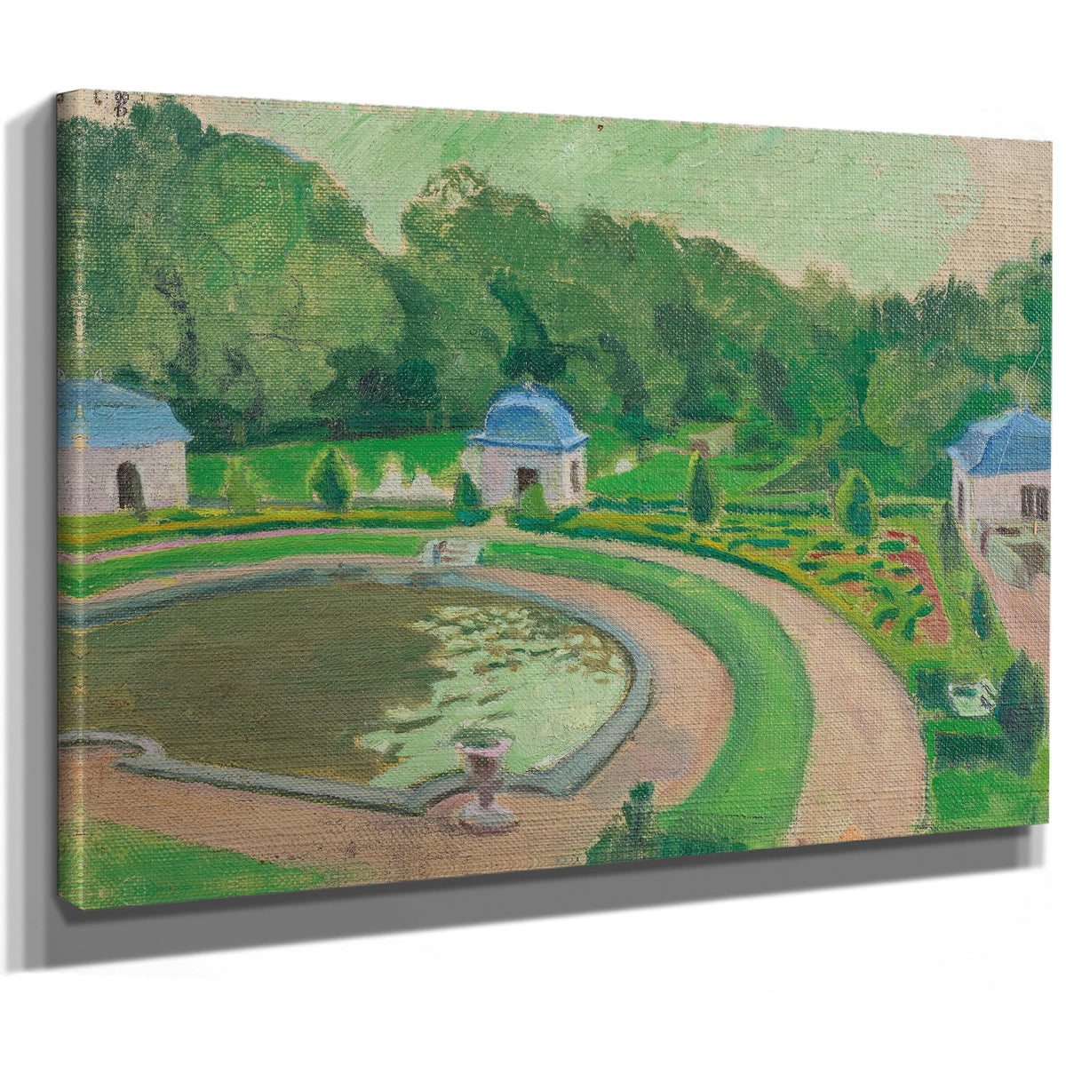Le Chateau de Rosanbo le Bassin et Les By Maurice Denis