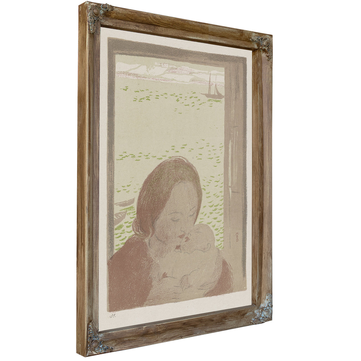 Maternite Devant la Mer Ou Maternite By Maurice Denis