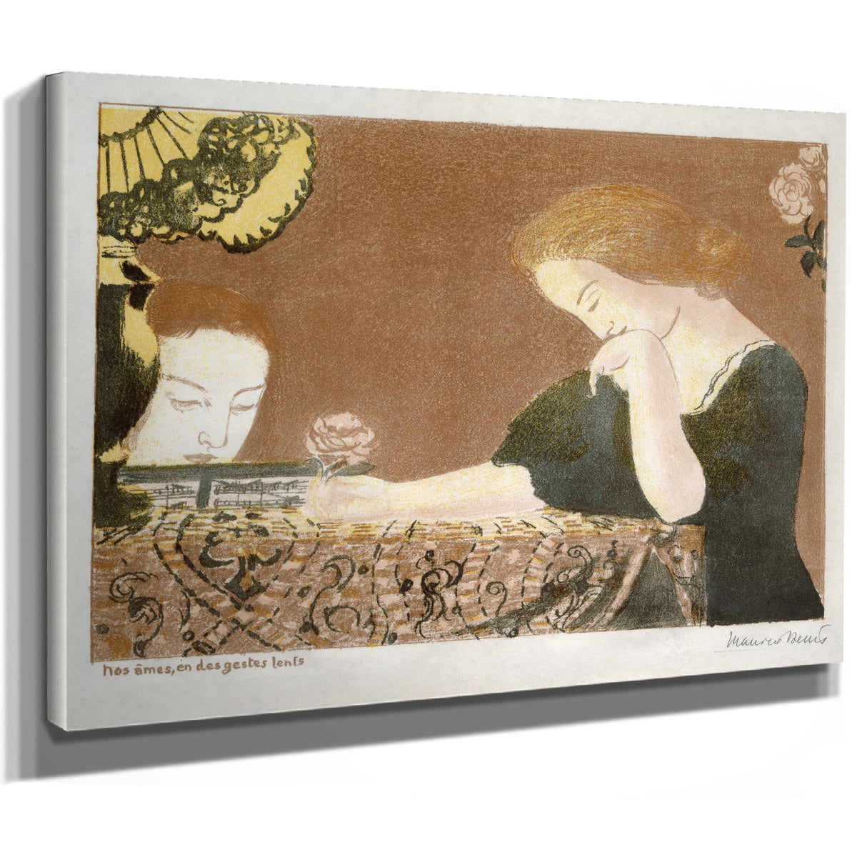 Nos Ames En Des Gestes Lentes 1899 By Maurice Denis