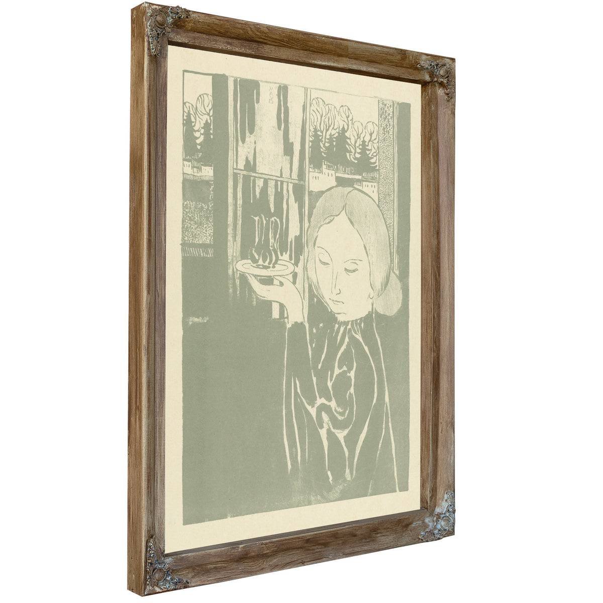 Vrouw Met Waterkan Op Dienblad 1892 12 By Maurice Denis