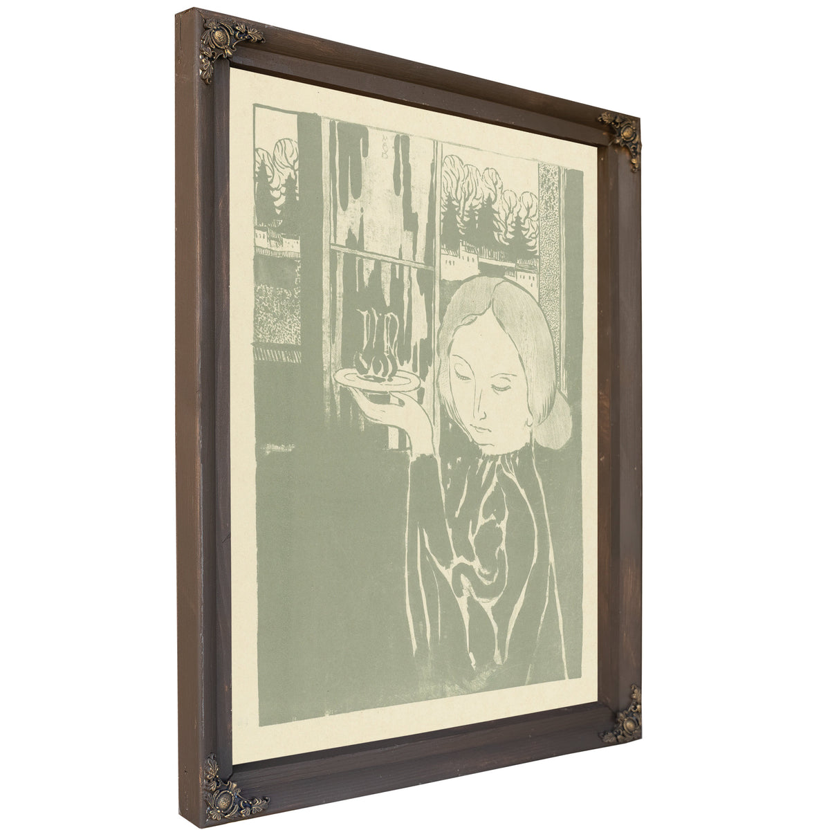 Vrouw Met Waterkan Op Dienblad 1892 12 By Maurice Denis