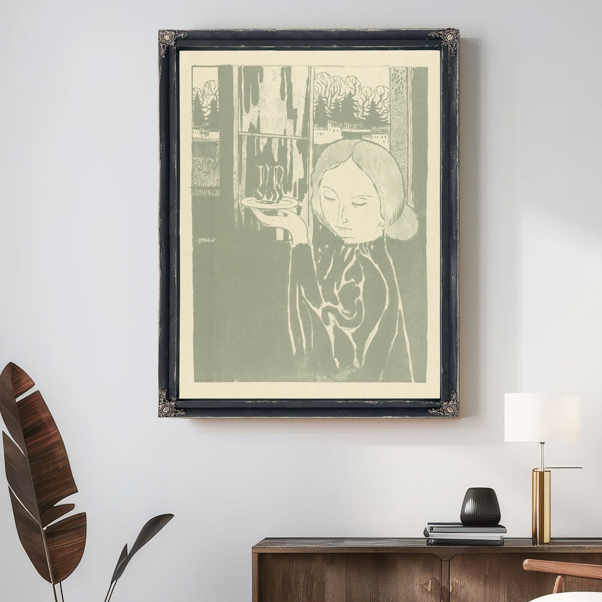 Vrouw Met Waterkan Op Dienblad 1892 12 By Maurice Denis