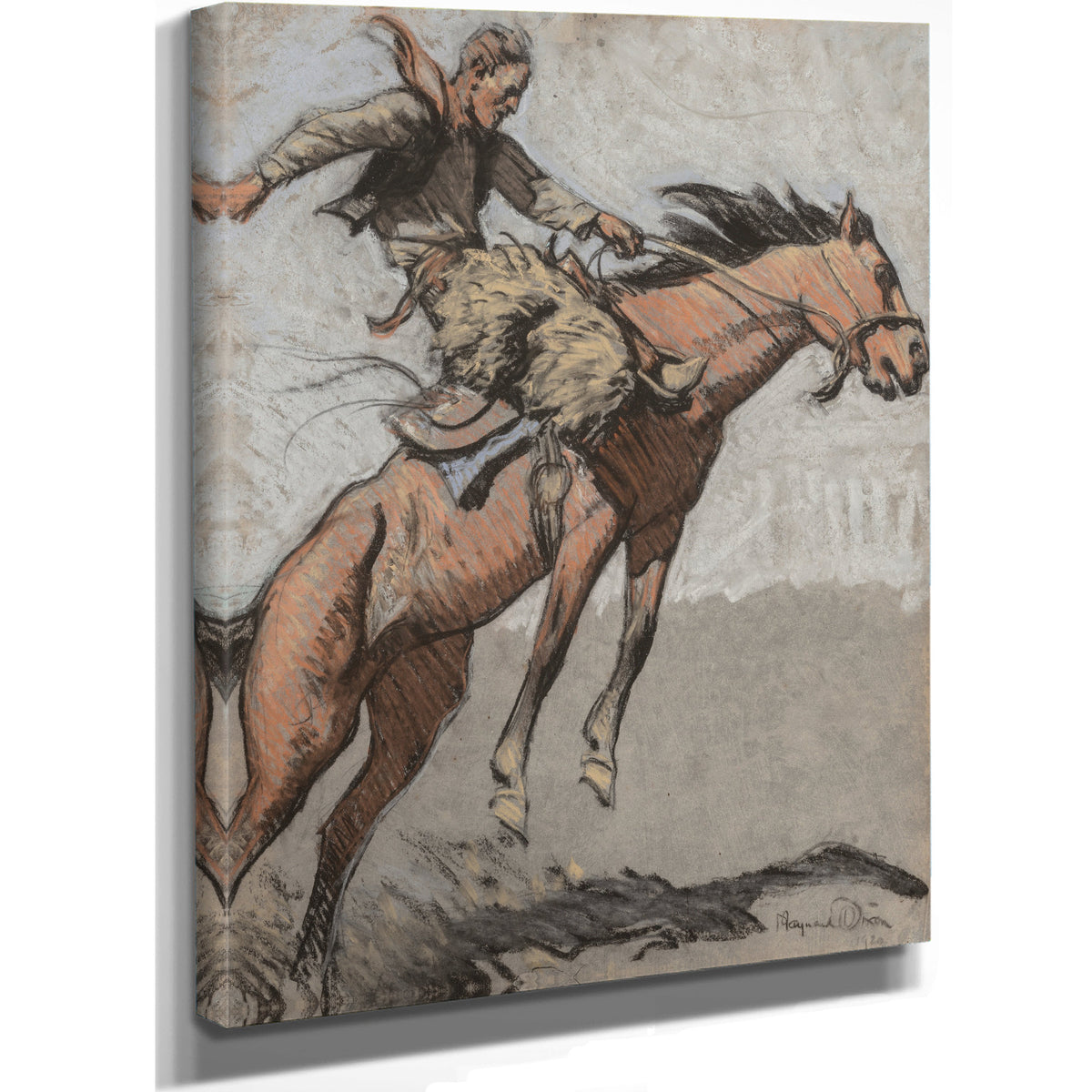 Bronco Buster 1920 By Maynard Dixon