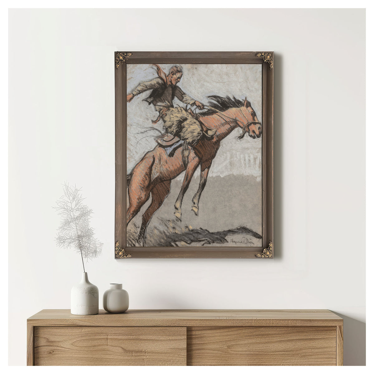 Bronco Buster 1920 By Maynard Dixon