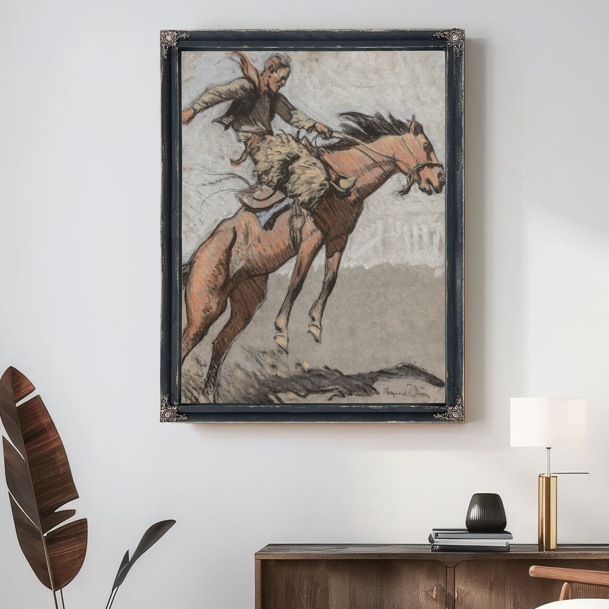 Bronco Buster 1920 By Maynard Dixon