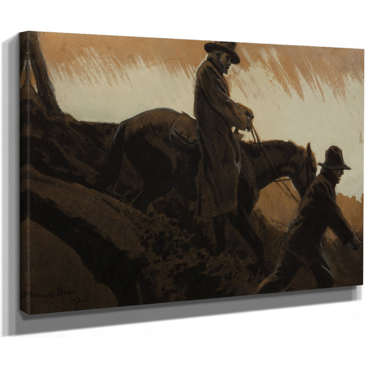 Homeward Bound Sandhill Camp 1892 By Maynard Dixon