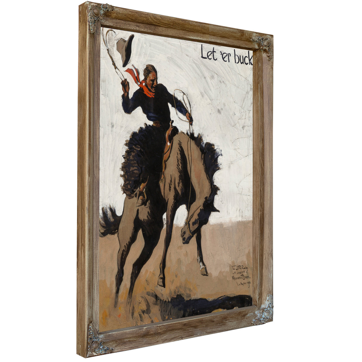 Let Er Buck Pendleton Round Up 1913 By Maynard Dixon