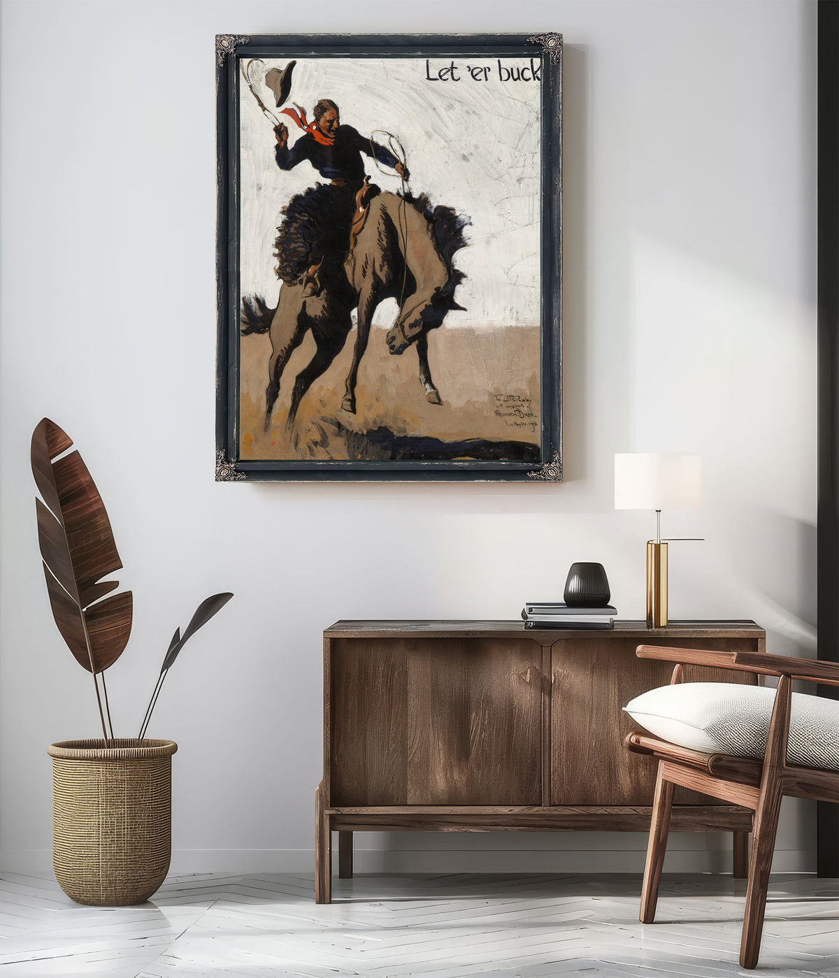 Let Er Buck Pendleton Round Up 1913 By Maynard Dixon