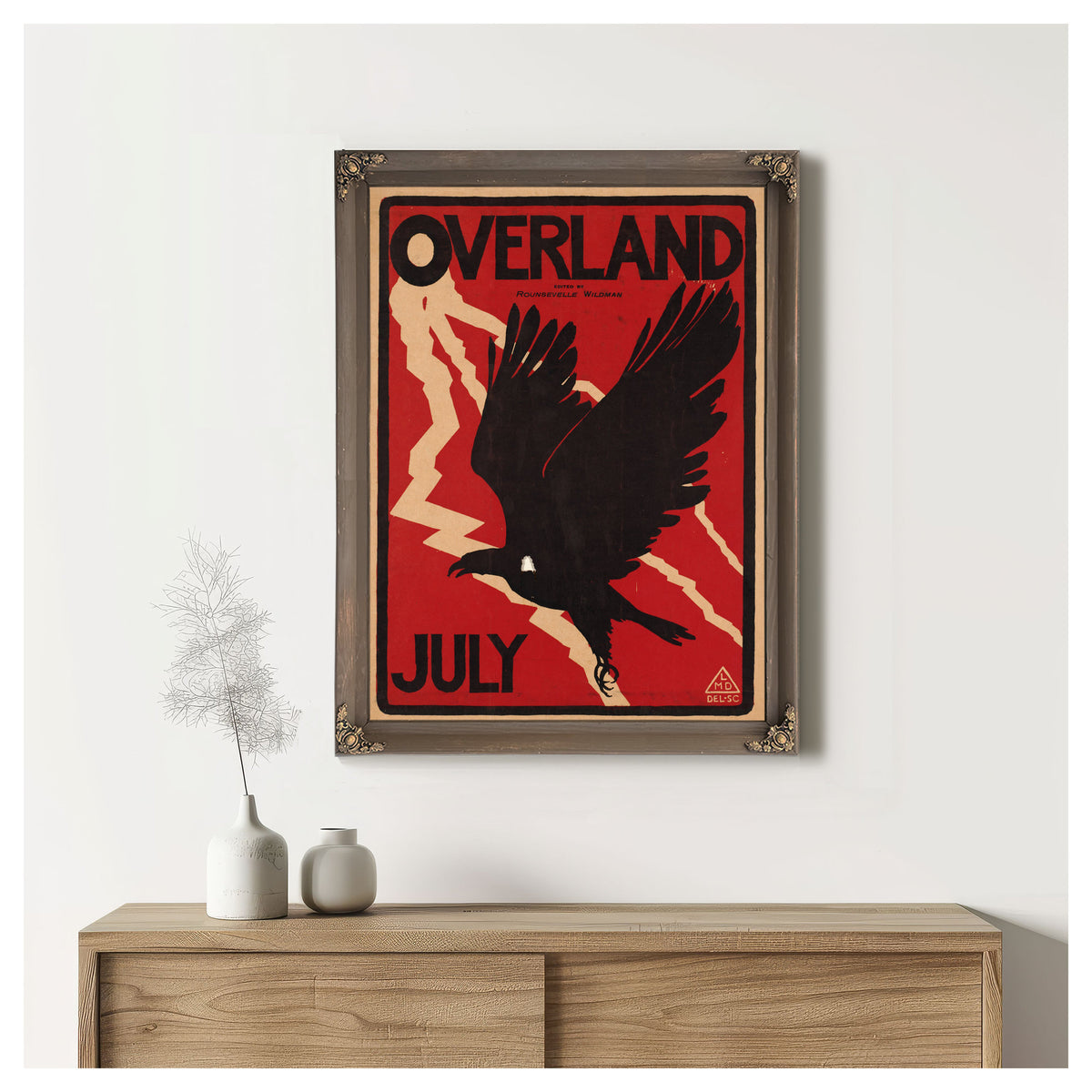 Overland July 1895 By Maynard Dixon