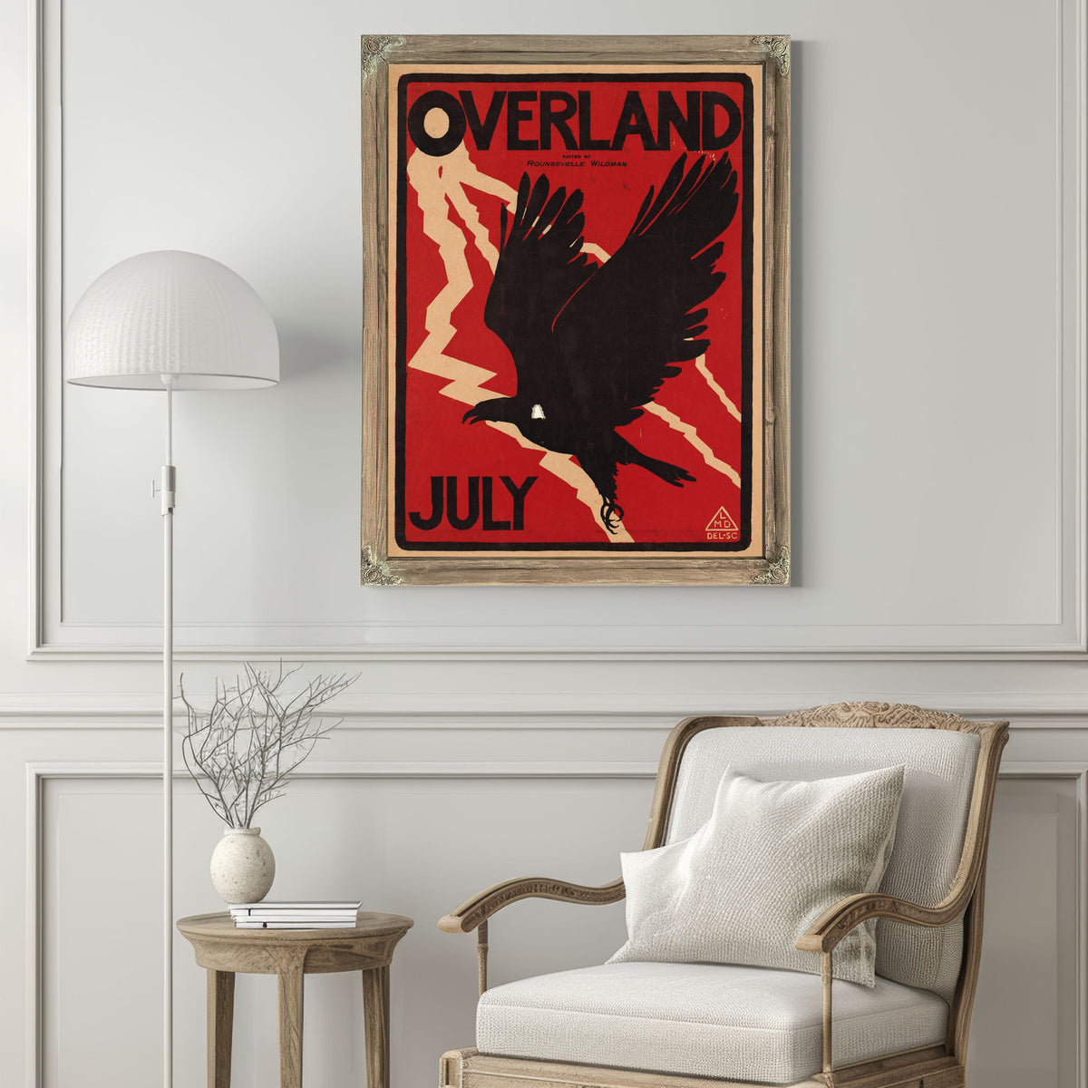 Overland July 1895 By Maynard Dixon
