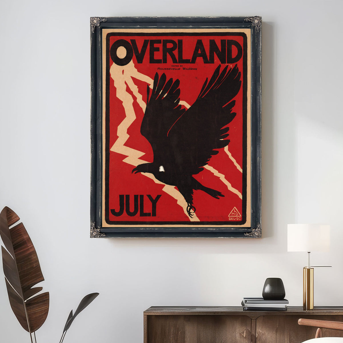 Overland July 1895 By Maynard Dixon