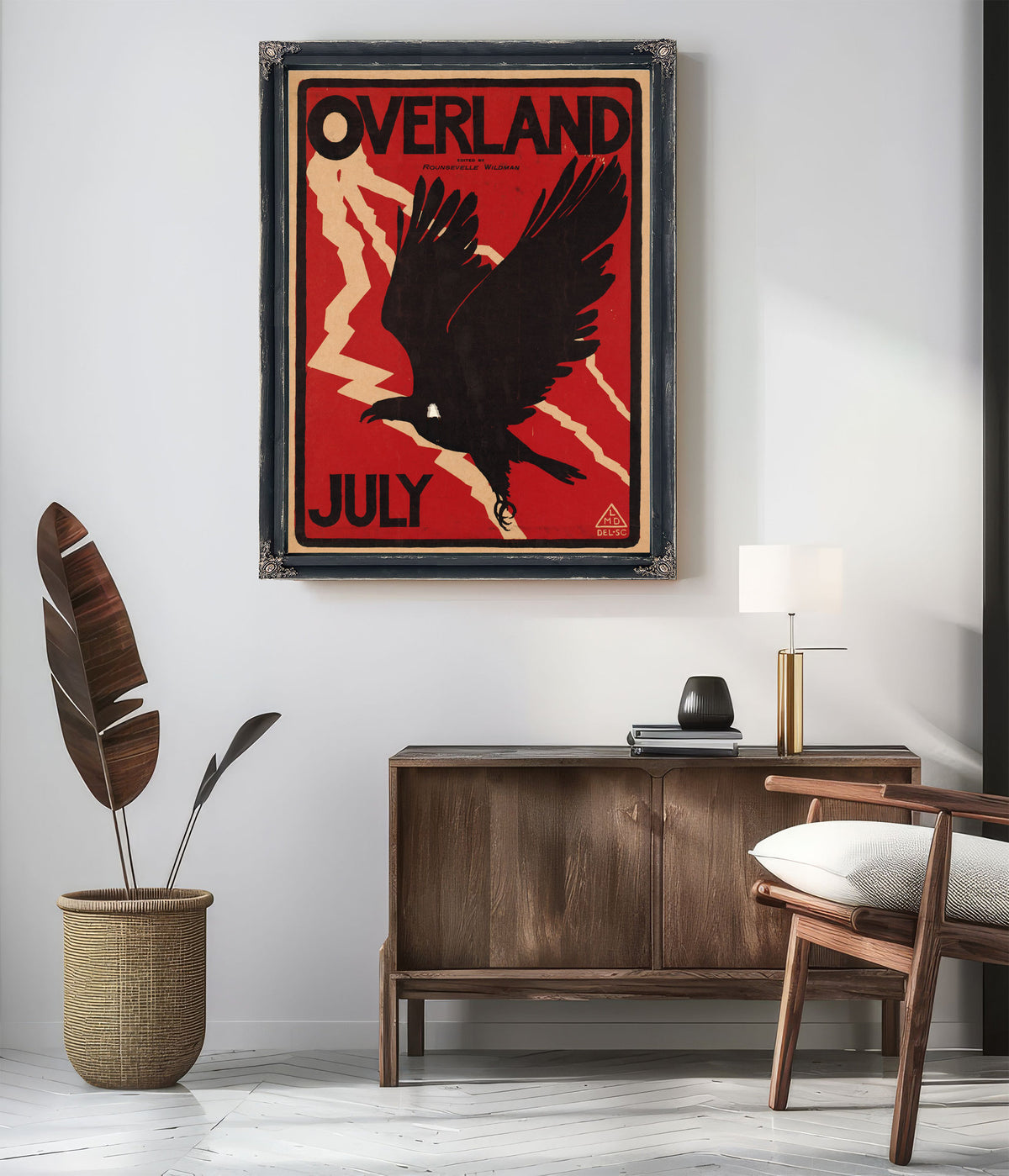 Overland July 1895 By Maynard Dixon