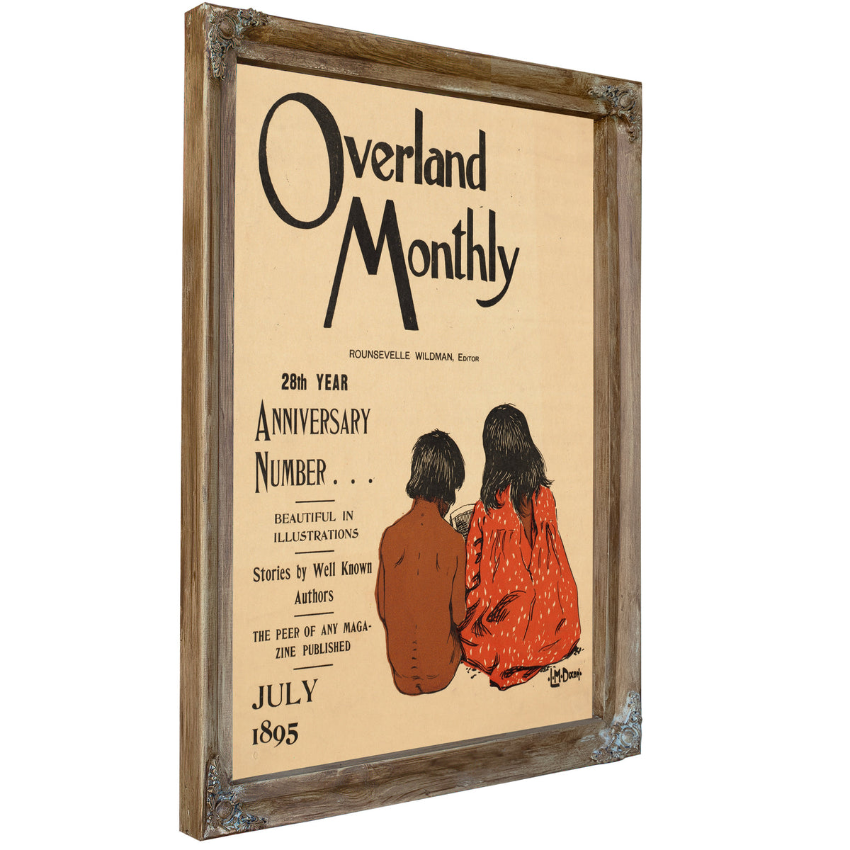 Overland Monthly 28th Year Anniversary By Maynard Dixon