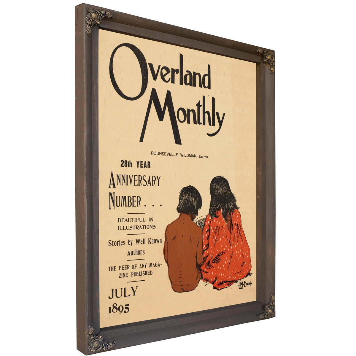 Overland Monthly 28th Year Anniversary By Maynard Dixon