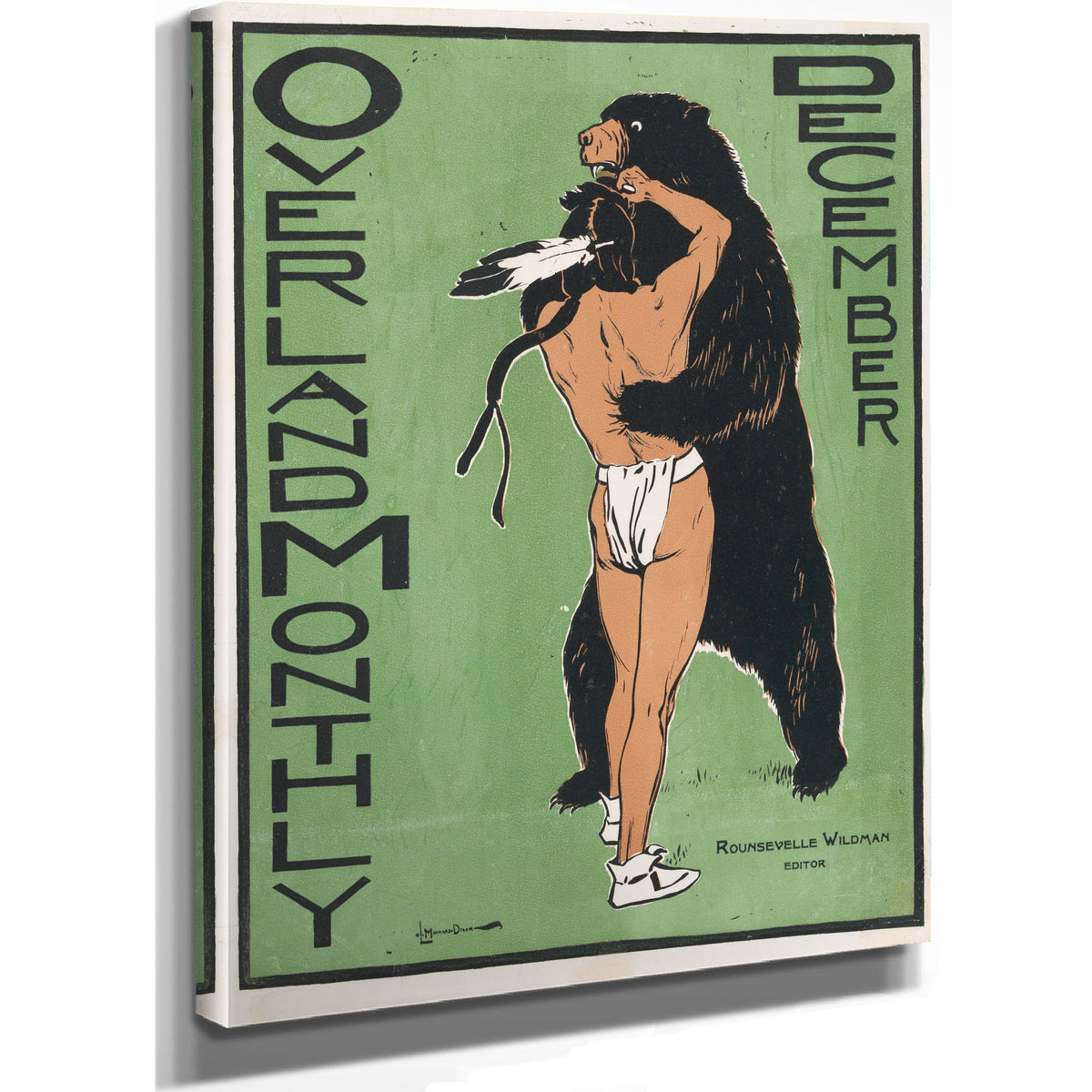 Overland Monthly December 1895 By Maynard Dixon