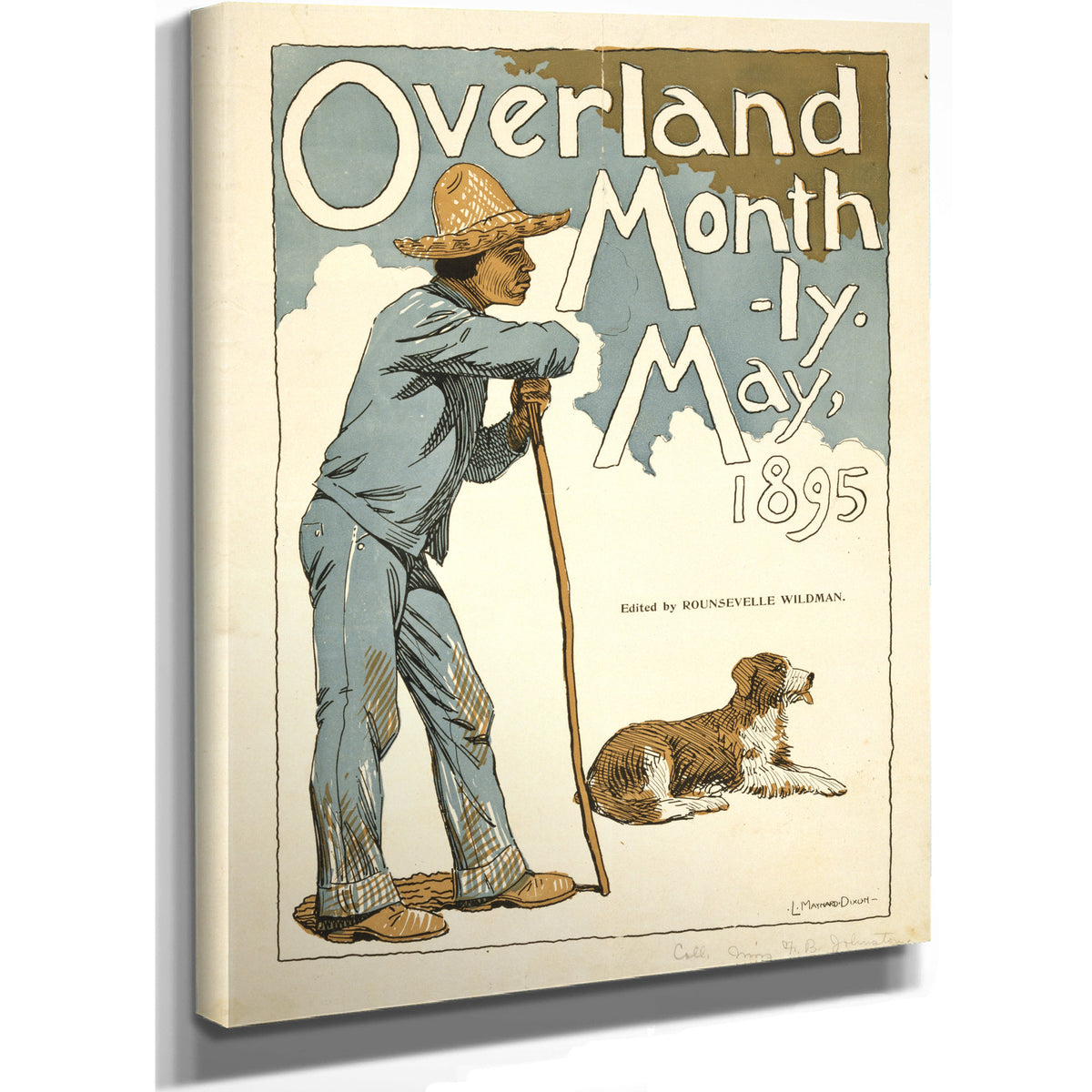 Overland Monthly May 1895 1895 By Maynard Dixon