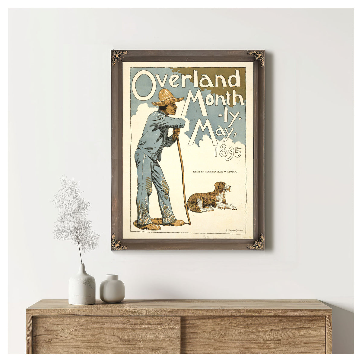 Overland Monthly May 1895 1895 By Maynard Dixon
