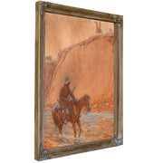 The Fugitives Horse Plunged Into Deep By Maynard Dixon