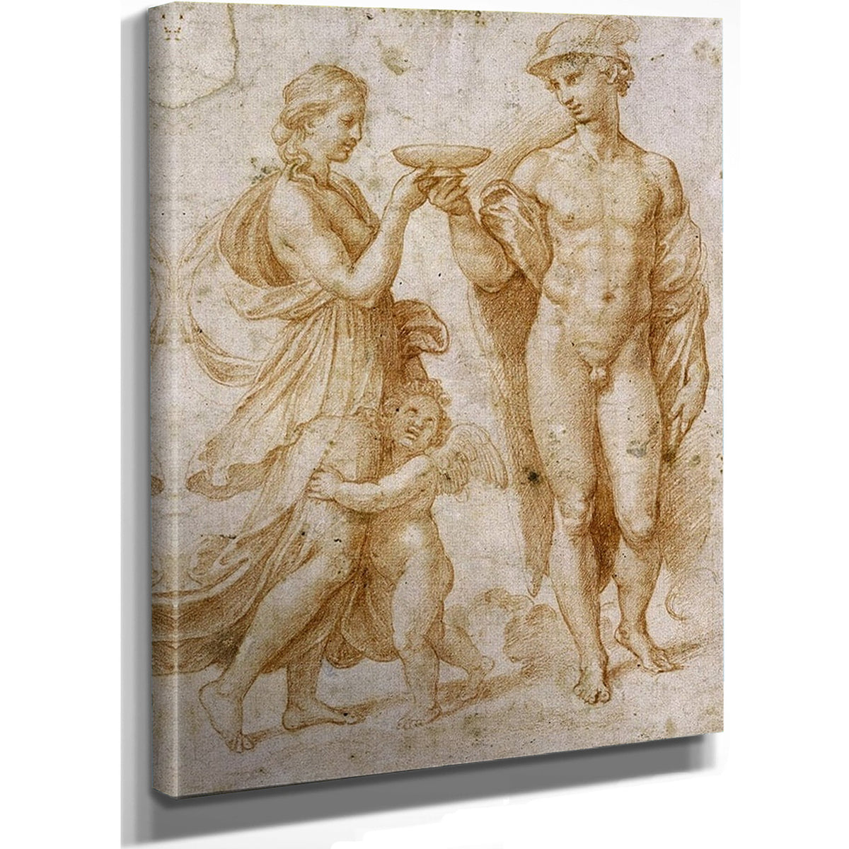 Mercury Offering The Cup Of Immortality To Psyche 2 By Raphael