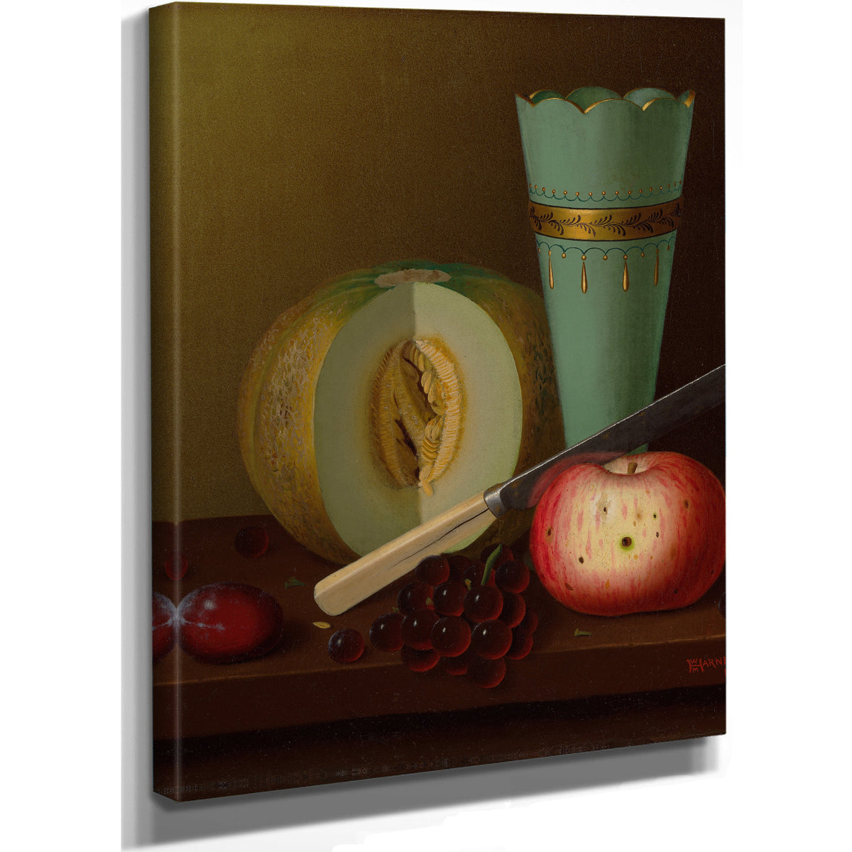 Fruit Pieces By Michael Harnett