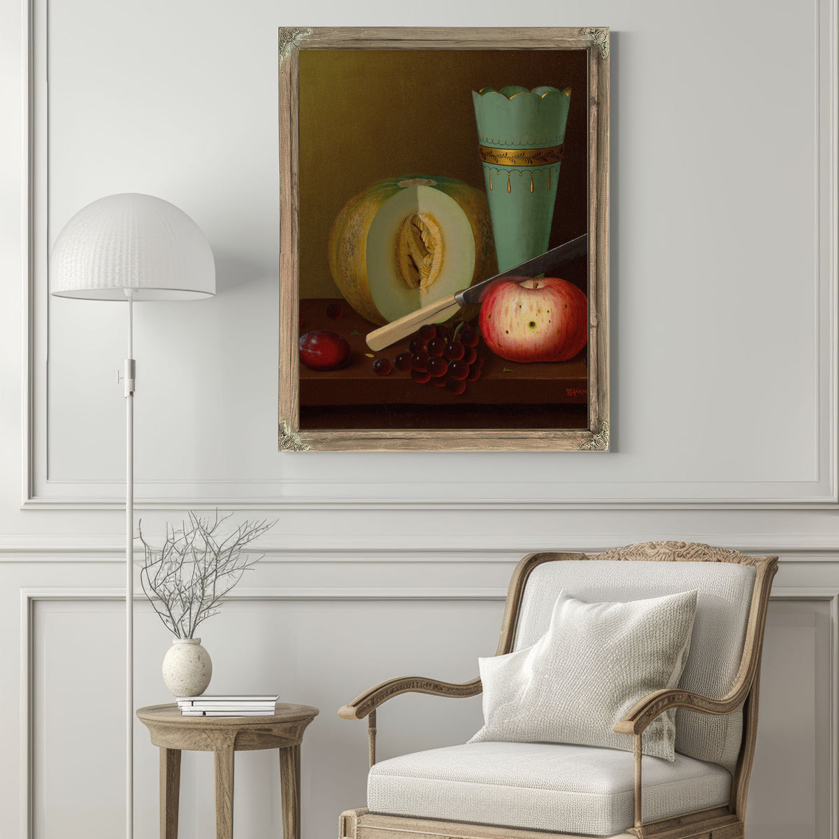 Fruit Pieces By Michael Harnett