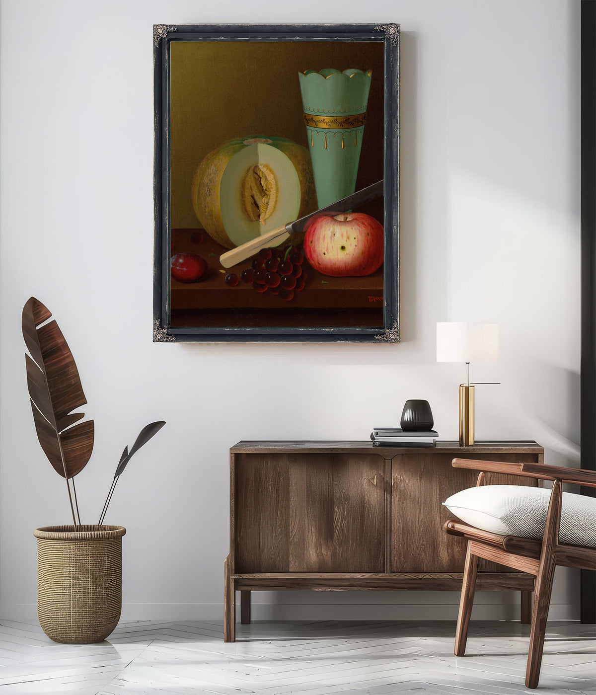 Fruit Pieces By Michael Harnett