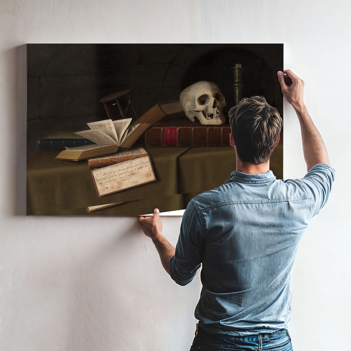 Memento Mori to This Favour By Michael Harnett