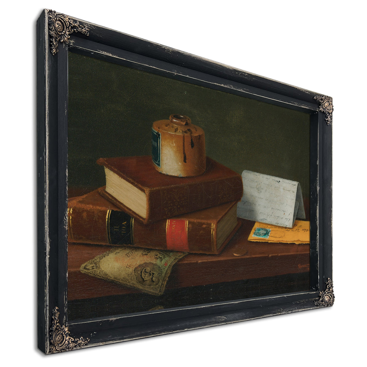 Still Life Letter to Mr William By Michael Harnett