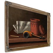 Still Life New York Times Tobacco Jar By Michael Harnett