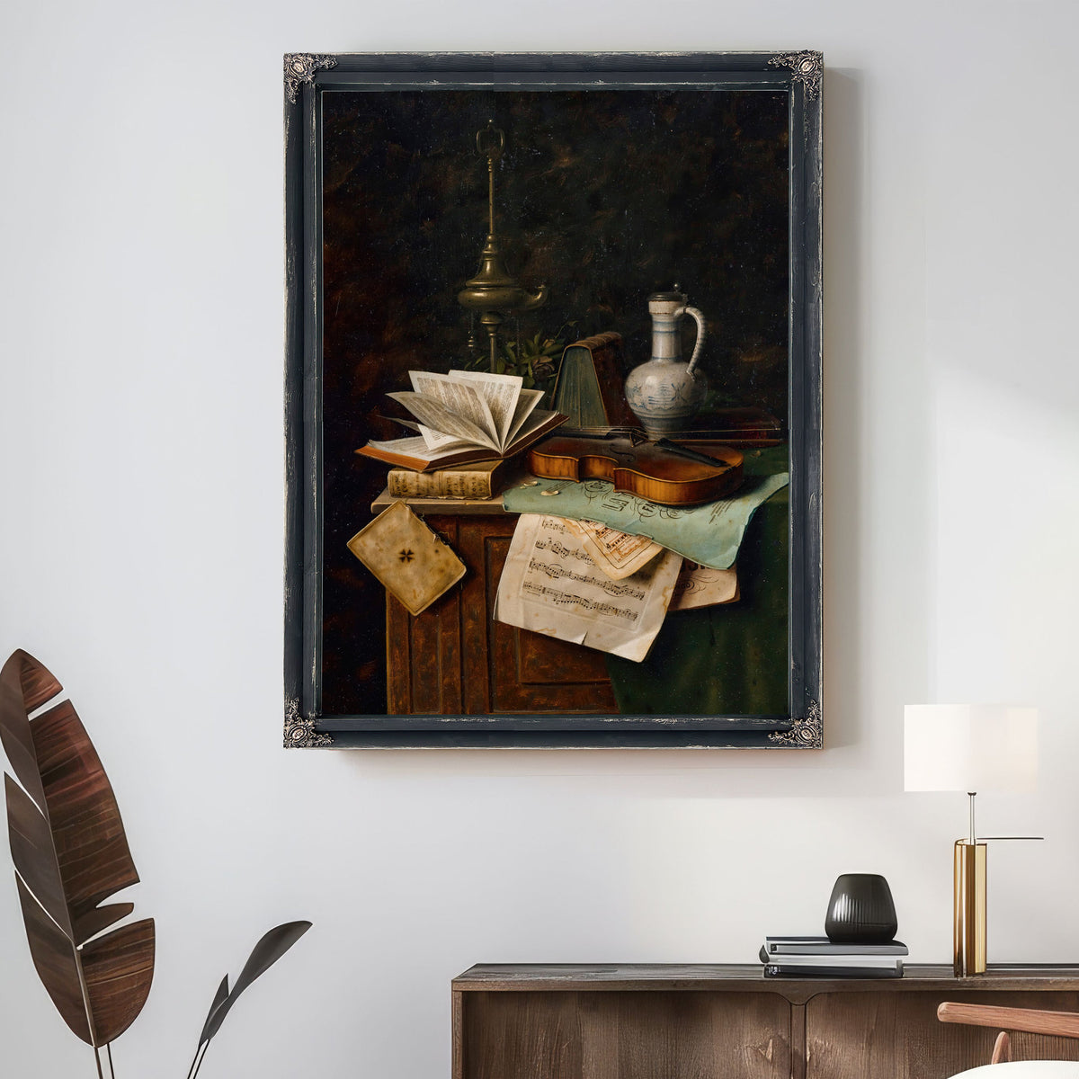 Still Life Violin 02 By Michael Harnett