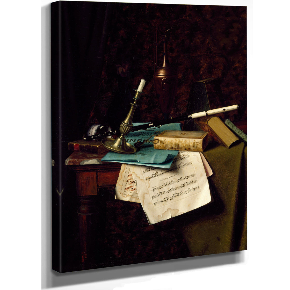 The Last Summer Rose By Michael Harnett