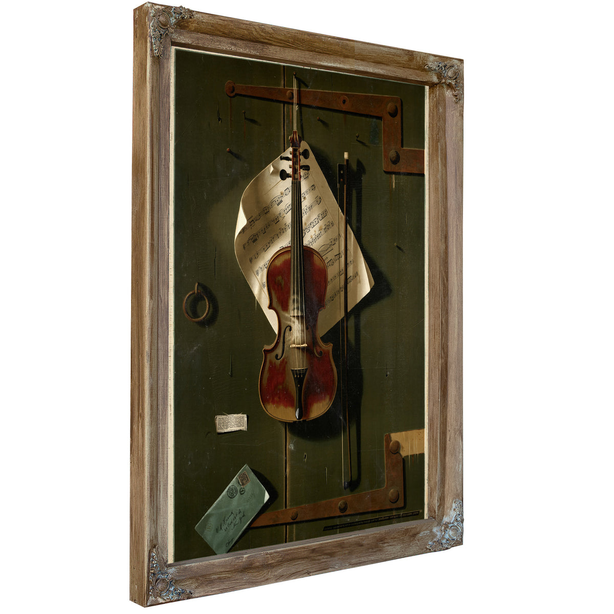 The Old Violin 02 By Michael Harnett