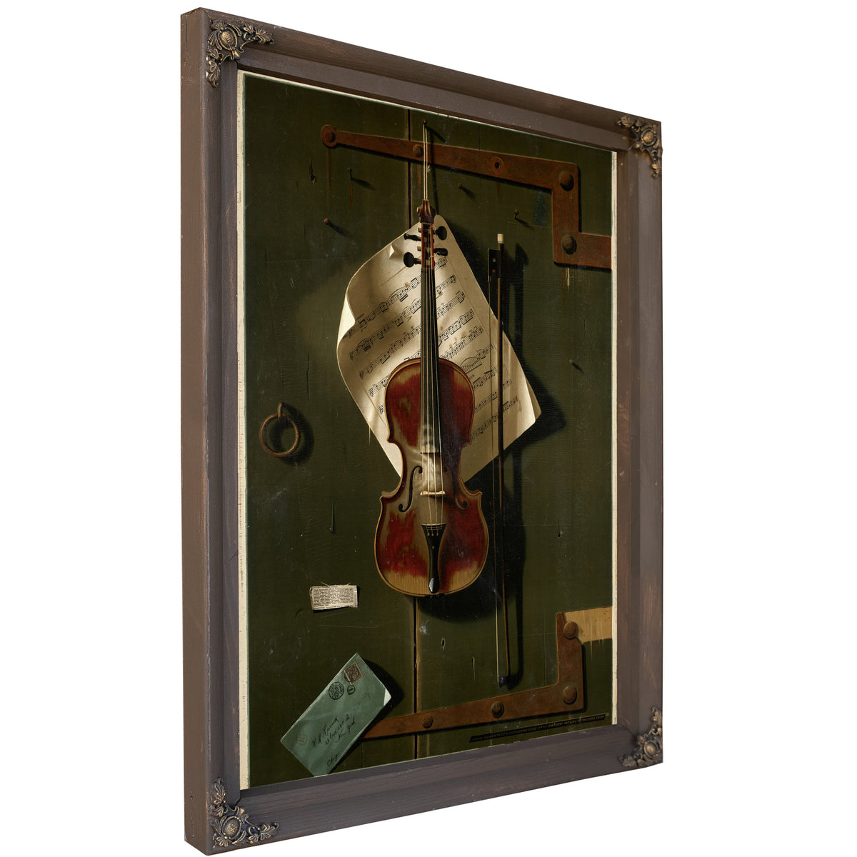 The Old Violin 02 By Michael Harnett